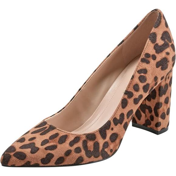Marc Fisher Viviene Leopard Print Pump Size 6.5 - Picture 1 of 7